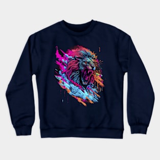 The Sound of the Wild: The Roar of the Lion Crewneck Sweatshirt